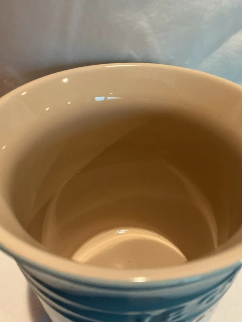 Le Creuset Caribbean Blue Ombré Utensils Crock - 1L